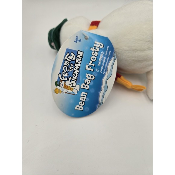 Lot Of 4 Beanie Plush Christmas Toys Reindeer Santa Frosty Snowman Ty & Gemmy - Picture 3 of 14